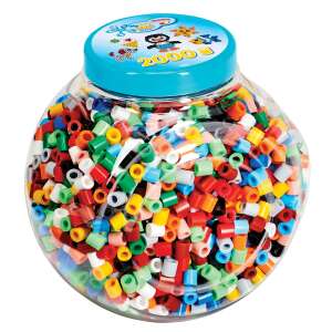 Hama Maxi: First Bead Set - Mixed Colors 2000pcs in Jar - Hama Bead & Bead Stringing Kit