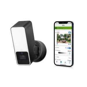 Eve Outdoor Cam with Floodlight and smartphone app interface - Safety