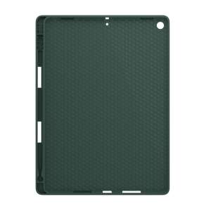 Next One Rollcase for iPad 10.2 inch, leaf green, back view - Tablet Case