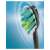 Close-up of Sencor Sonic Protection electric toothbrush replacement head bristles