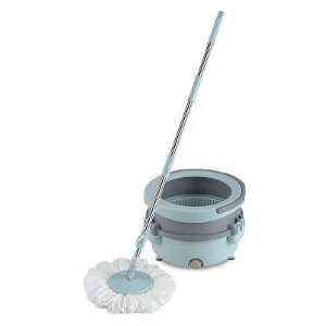 Lamart LT8054 Wind Spin Mop Set, blue, with bucket, mop handle, and two mop heads - Felmosó