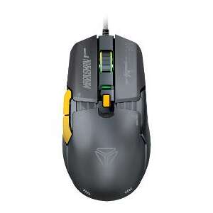 Yenkee MARKSMAN 3600BK gaming mouse, black with yellow accents - Mouse