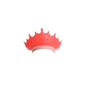 Teno® Gyermek fürdősapka, szem- és fülsampon védő, állítható, király/királynő korona forma, rózsaszín 90643926 Fürdőlepedők, törölközők, kifogók