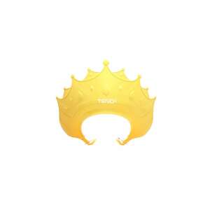 Teno Fürdősapka gyerekeknek, sampon elleni védelem szemre és fülre, állítható, király/királynő korona forma, sárga 90643950 Fürdetési kellékek