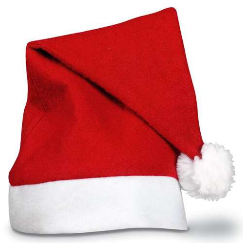 Mikulás sapka, piros és fehér karácsonyi sapka, Mikulás sapka, karácsonyi sapka, ünnepi sapka