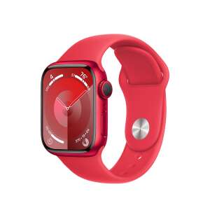 Apple Watch S9 GPS 41mm RED Alu Case w RED Sport Band - S/M 77705890 