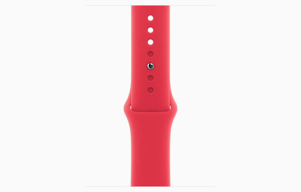 Apple watch s9 gps 45mm red alu case w red sport band - s/m