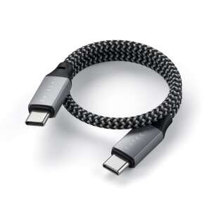Satechi Cablu scurt de la USB-C la USB-C - 25cm - Space Grey 77729735 Cabluri de date