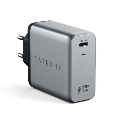 Satechi 100W USB-C PD GaN încărcător de perete, gri spațial