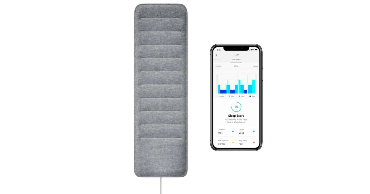 Withings sleep analyzer 2021 sale