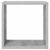 vidaXL 6 db betonszürke fali kockapolc 30 x 15 x 30 cm 77781333