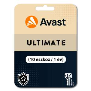 Avast Ultimate vírusvédelmi szoftver 10 eszközre 1 évre Digitális kulcs - Avast