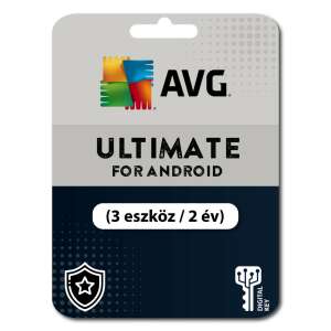 AVG Ultimate for Android (3 eszköz / 2 év) (Elektronikus licenc)  77789280 