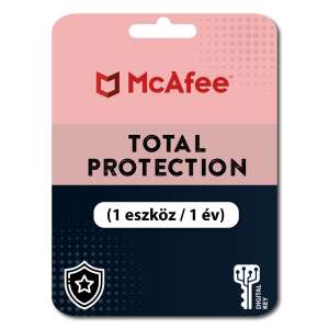 McAfee Total Protection 1 eszköz 1 év Digitális Kulcs - McAfee