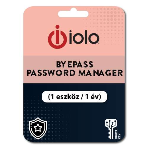 iolo ByePass Jelszókezelő 1 eszköz 1 év Digitális Licenc 