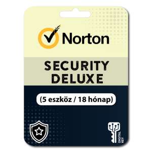 Norton Security Deluxe (EU) (5 eszköz / 18 hónap) (Elektronikus licenc)  77791686 