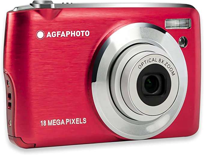 Agfaphoto agfa dc8200 kompakt digitális fényképezőgép, piros