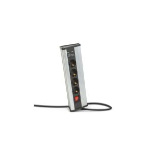 Delight Corner Power Strip with USB Ports - Angled View - Electrical Installation