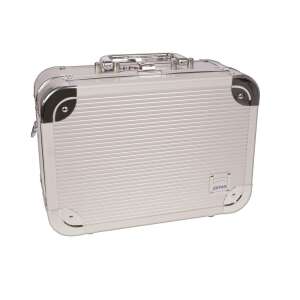Dörr Silver 20 alumínium koffer előmetszett szivacsbetéttel, elülső nézet - Fényképezőgép táska & tok