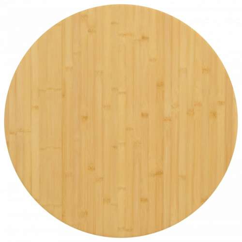 vidaXL Bambusz Asztallap - Kerek - 60 cm