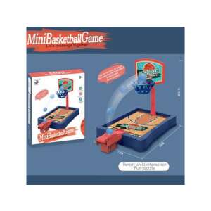 Mini kosárlabda játék, asztali kosárlabda szett palánkkal és kilövővel, gyerekeknek és felnőtteknek, szórakoztató játék otthonra vagy az irodába - Kosárlabdázás