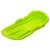 Green plastic sled, Műanyag bob, winter fun, snow sledding