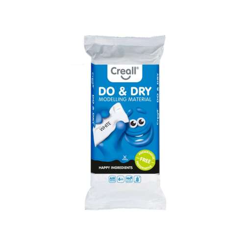 Creall Do & Dry fehér modellező gyurma, 1000g