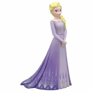 Bullyland Die Eiskönigin 2 Elsa Figur im lila Kleid, 9cm - Bullyland