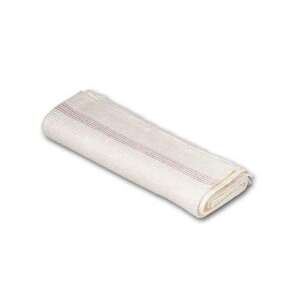 Fehér felmosófej vörös csíkokkal, 75% pamut és 25% viszkóz - Takarító Eszközök