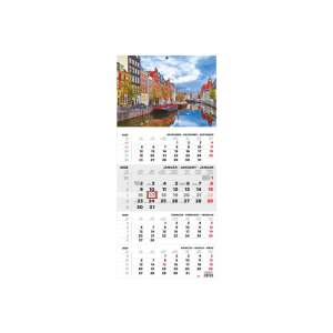 Kalendárium 2024 - Calendar de perete cu imagini urbane pe 4 luni 77868799 - TOPTIMER