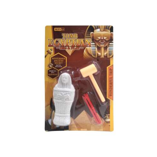 Tomb Egyptian Dig & Play, archäologisches Ausgrabungsset mit Sarkophag, Werkzeugen und verborgenen Schätzen, Lernspielzeug für Kinder
