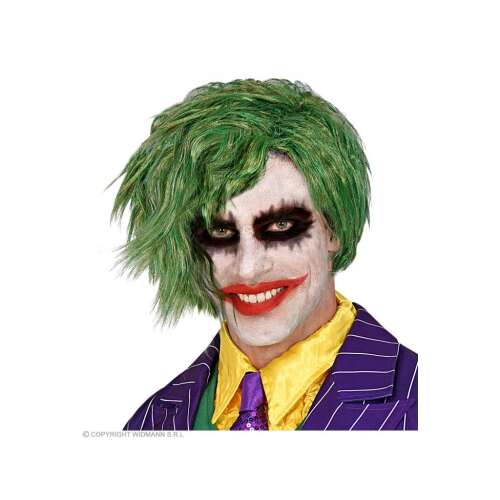 WIDMANN Horror Bohóc Paróka - Zöld, Joker Stílus 