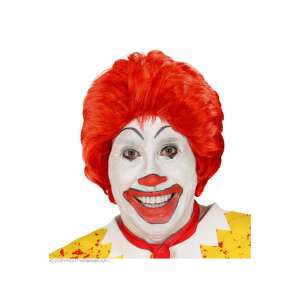 Ronald McDonald paróka felnőtteknek, piros bohóc paróka Halloween jelmezhez - Widmann