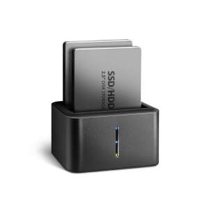 Axagon ADSA-D25 USB 3.2 Gen1 SATA Dual-Dockingstation für 2,5 Zoll SSD und HDD-Laufwerke - AXAGON