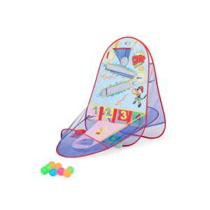 Kosárlabda játék szett gyerekeknek, kosárral, hálóval és labdákkal, beltéri és kültéri játékhoz - Kosárlabdázás