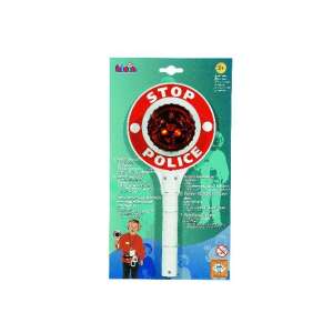 Polizei Stop Schild mit Blinklicht Spielzeug für Kinder - Klein
