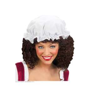 Fehér cselédsapka felnőtt jelmezhez, cselédjelmez kiegészítő, fehér cselédsapka, cselédsapka jelmezhez - Widmann
