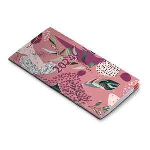 Realsystem 2024 Taschenkalender 8011-52, Blumenmuster - Schreibwaren & Schreibmaterial