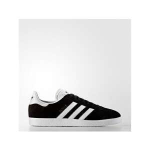 Gazelle Adidas férfi utcai cipő fekete/fehér/arany 10-es méretű (EU 44 2/3) 77877307 Férfi utcai cipők