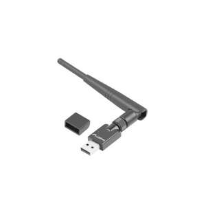 LANBERG Mini USB adaptor WiFi, 150 MBPS, cu antenă externă - Adaptoare de rețea