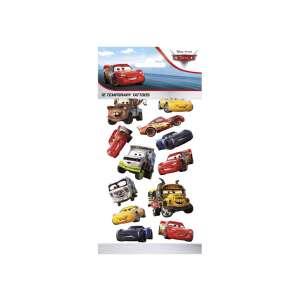 Dočasné tetovania Disney Pixar Cars, 12 rôznych tetovaní, pre deti - Tetovačky