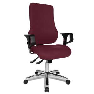 Topstar Sitness 55 ergonomic office chair with adjustable height, burgundy - Office chair