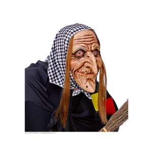 Hexenmaske - Halloween Kostüm - mit Haaren und Kopftuch 77881664 - Zubehör Kleidung
