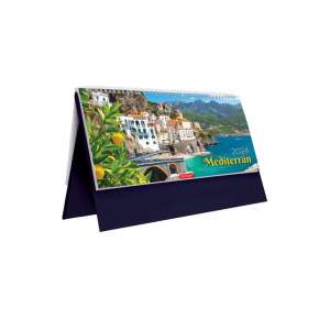 Calendar Kalendart 2024 Mediteranean, Albastru, Stand - TOPTIMER