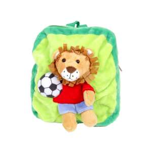 Раница с животни, които играят футбол