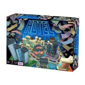 Hotel board game, family game, strategy game, build hotels, become the richest, get building permits, open entrances, invest in land and buildings, bankrupt other players, classic board game - Board Game and Foosball Table and Accessory