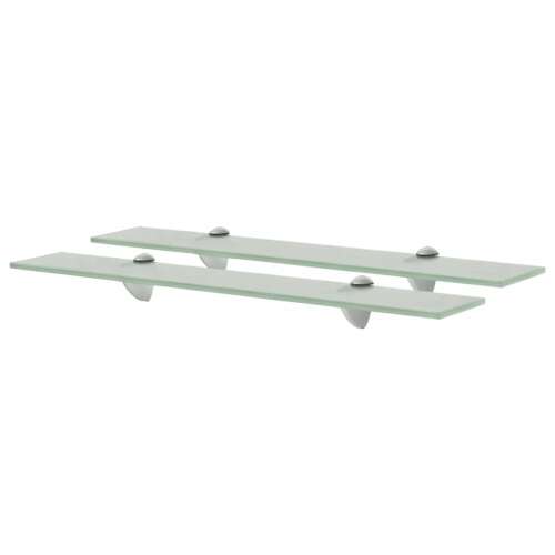 vidaXL 2 db lebegő üvegpolc 60 x 20 cm 8 mm - Fali polc