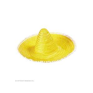 Sombrero hat, yellow, 50 cm 77885618 - Costume for Kid