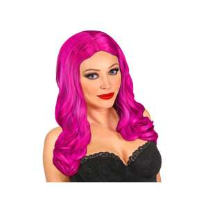 Roxy Magenta Wellige Perücke - Halblang 77888773 - Roxy
