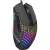 Fury Battler gaming mouse, black, 6400 DPI, RGB lighting, side view